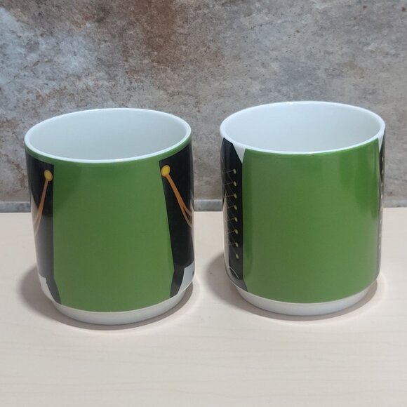 Maxwell & Williams Two Stackable Mugs Nutcracker Toy Soldier You're A Doll Coll - Picture 4 of 11